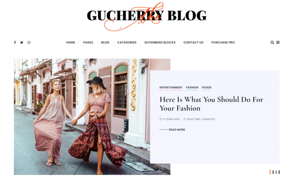 Gucherry blog preview