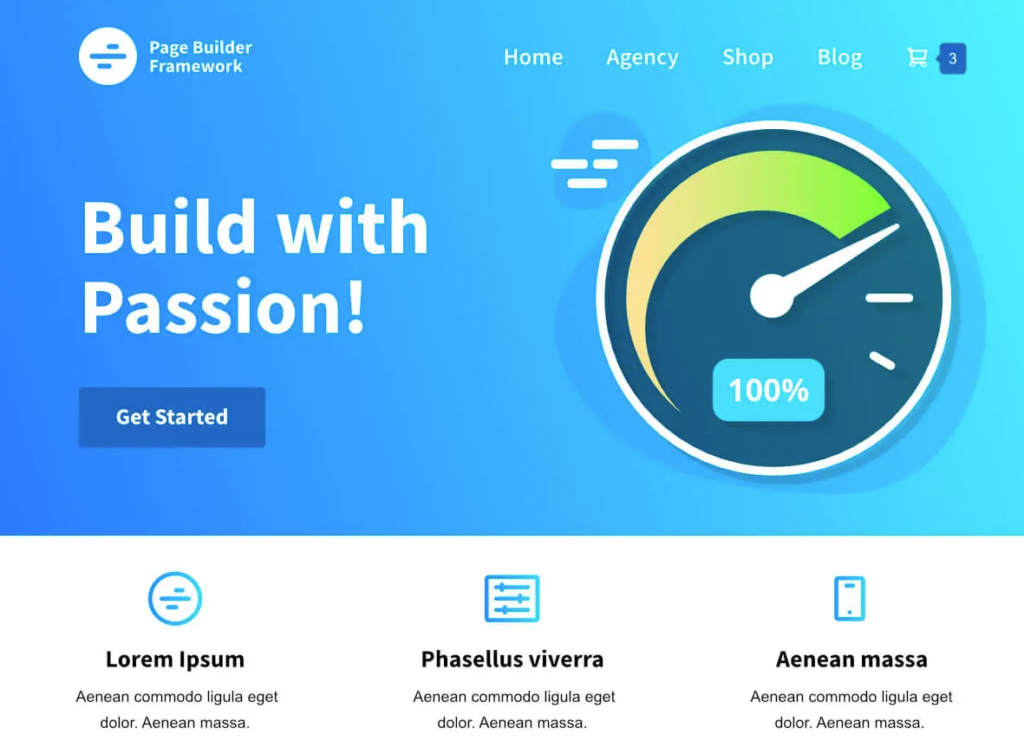 Page Builder Framework demo site
