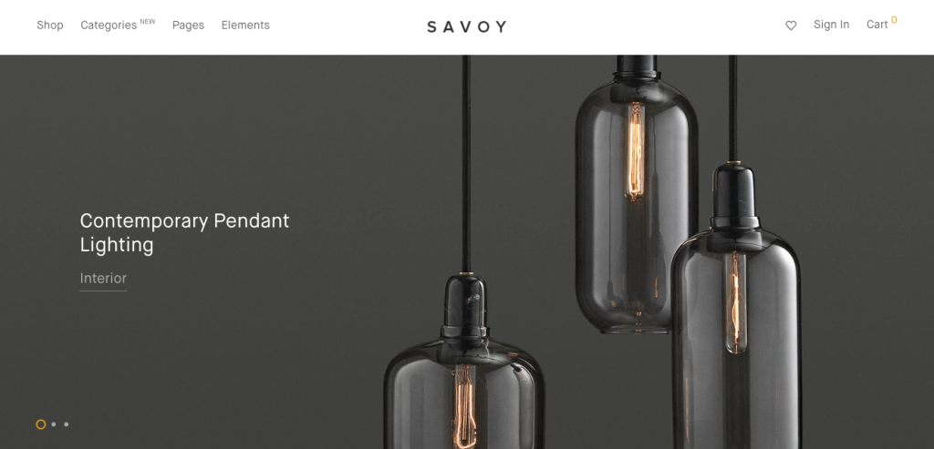 Savoy demo page
