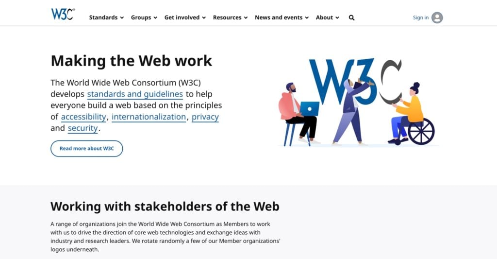 WCAG The Web Content Accessibility Guidelines - W3C homepage