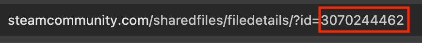 CS2 workshop map ID in the URL